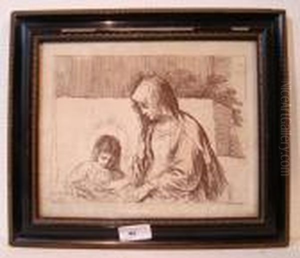 Madonna And Child Oil Painting by Guercino