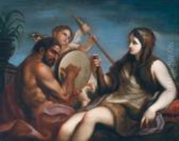 Scena Mitologica Oil Painting by Guercino