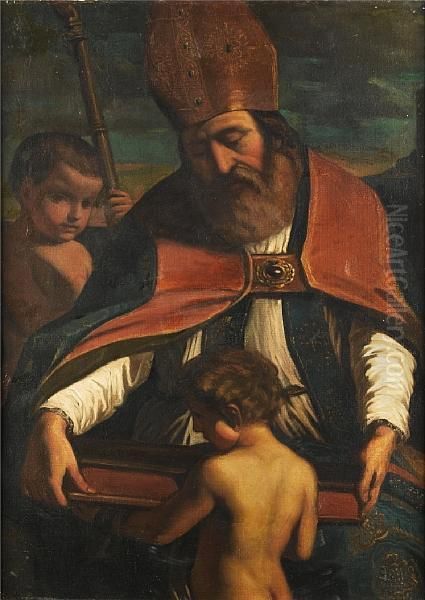 Saint Augustine Oil Painting by Guercino