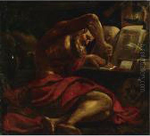 Saint Jerome Oil Painting by Guercino