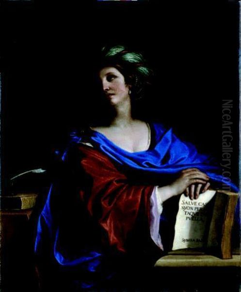 Sibilla Samia Oil Painting by Guercino