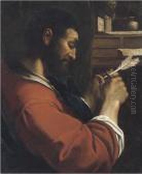 San Marco Evangelista Oil Painting by Guercino