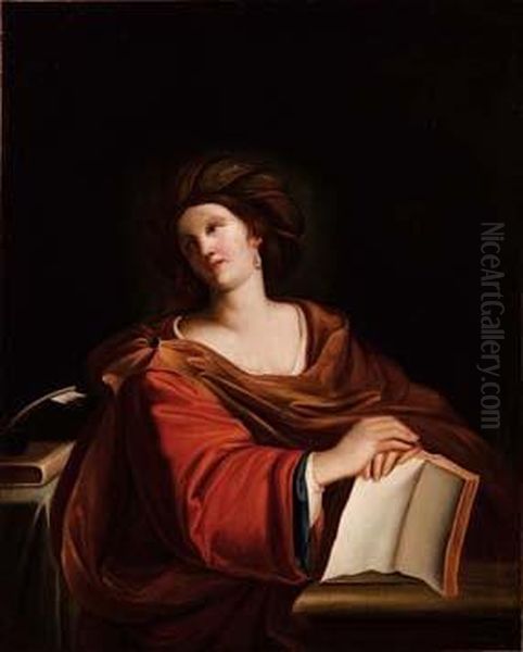 Sibilla Samia Oil Painting by Guercino