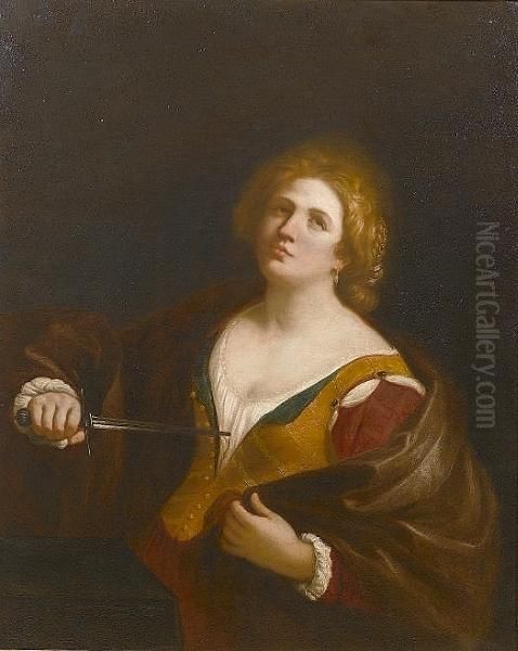 Lucretia Oil Painting by Guercino