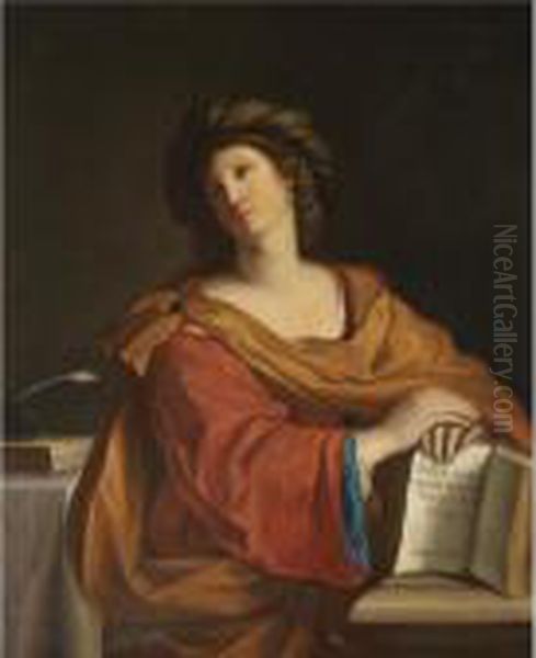 The Samian Sybil Oil Painting by Guercino