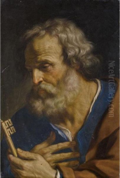 Saint Peter Oil Painting by Guercino