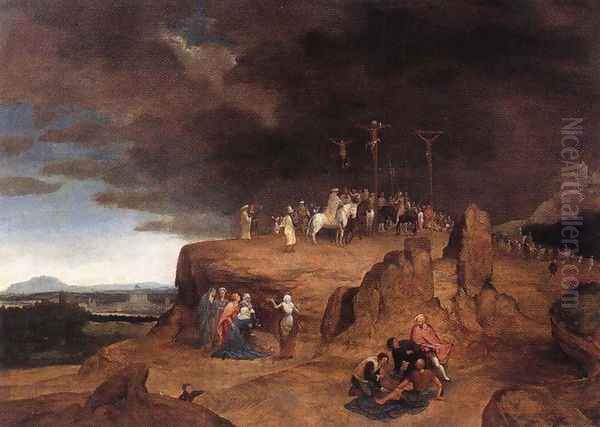 Crucifixion Oil Painting by Cornelis Massys