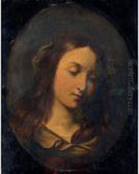 The Madonna Oil Painting by Guercino