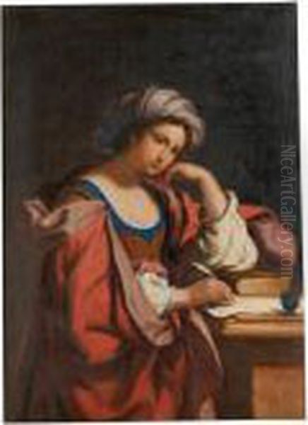 The Persian Sibyl Oil Painting by Guercino