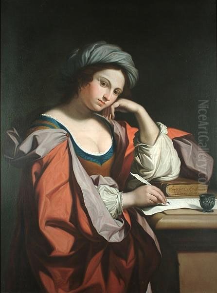 The Persian Sybil Oil Painting by Guercino