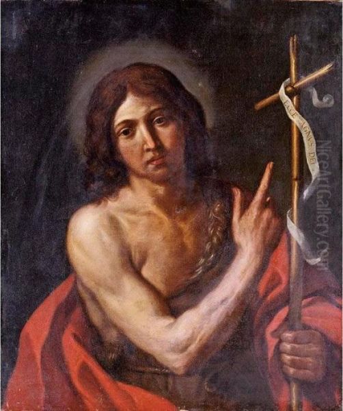 Saint John The Baptist Oil Painting by Guercino