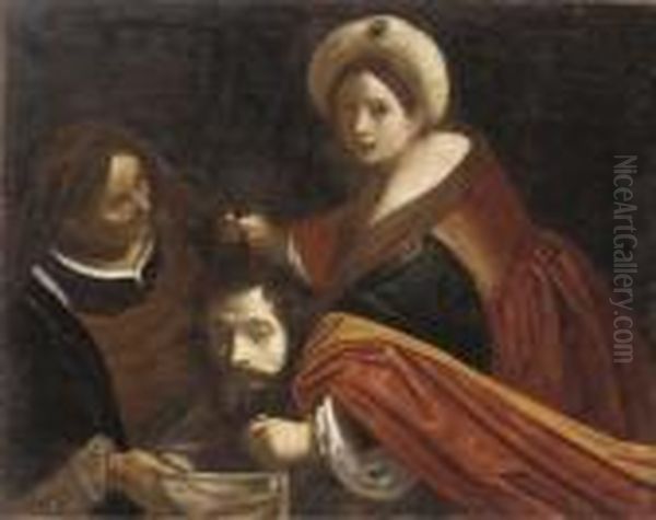 Judith With The Head Of Holofernes Oil Painting by Guercino