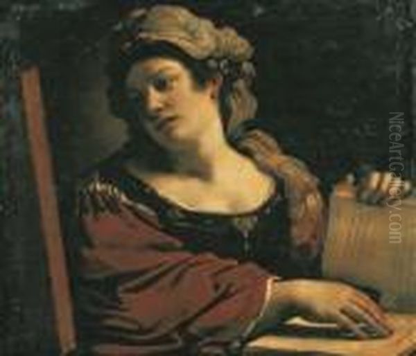 Sibilla Oil Painting by Guercino