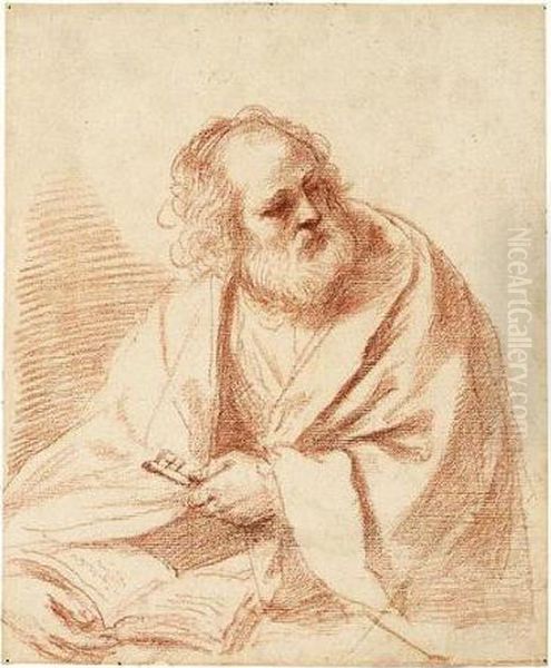 St. Peter Oil Painting by Guercino