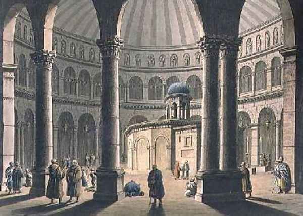 The Holy Sepulchre Oil Painting by Luigi Mayer