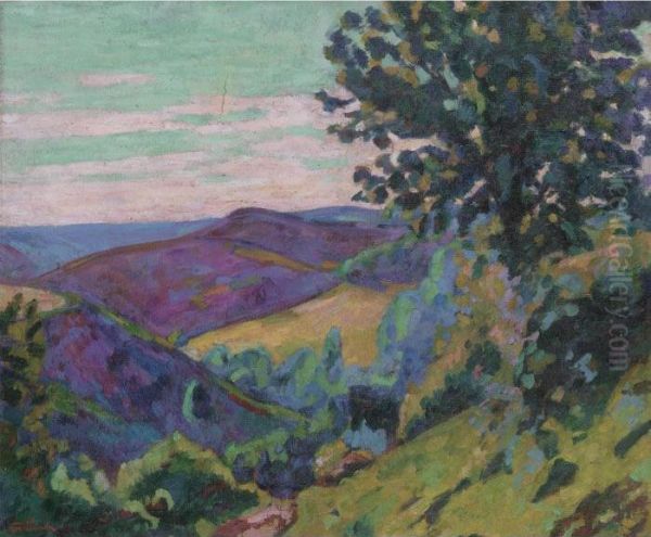 Paysage De Crozant Oil Painting by Armand Guillaumin