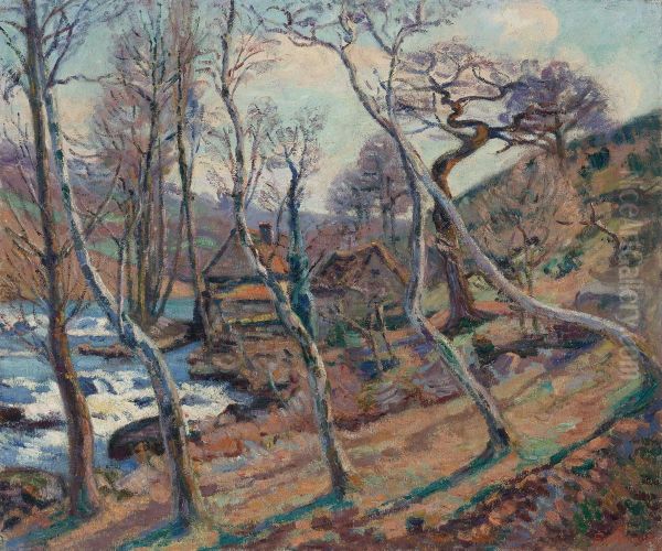 Moulin, Bouchardon Oil Painting by Armand Guillaumin