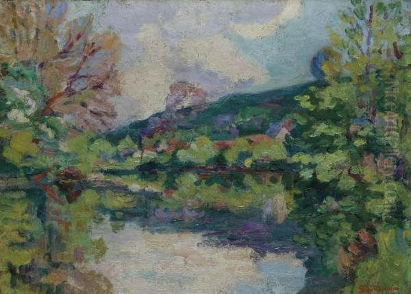 Paysage De La Creuse Oil Painting by Armand Guillaumin