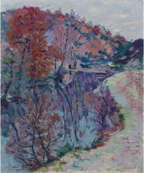 Bords De La Sedelle, Crozant Oil Painting by Armand Guillaumin