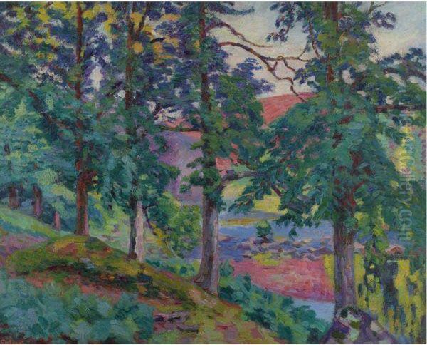 Paysage De La Creuse Oil Painting by Armand Guillaumin