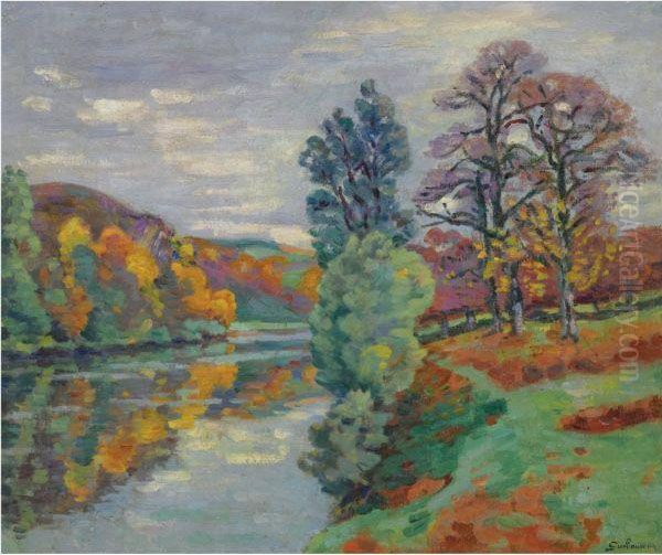 La Roche De L'echo, Crozant Oil Painting by Armand Guillaumin