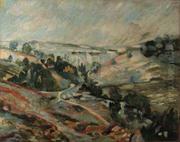 Le Pont Charraud Oil Painting by Armand Guillaumin