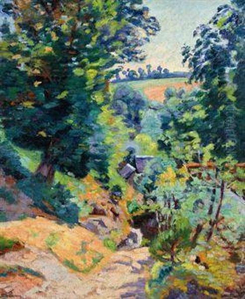 Paysage Oil Painting by Armand Guillaumin