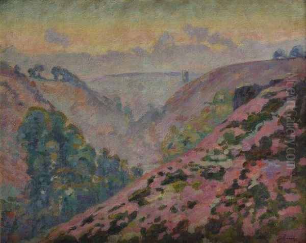 Vallee De La Sedelle, Dans La Creuse Oil Painting by Armand Guillaumin