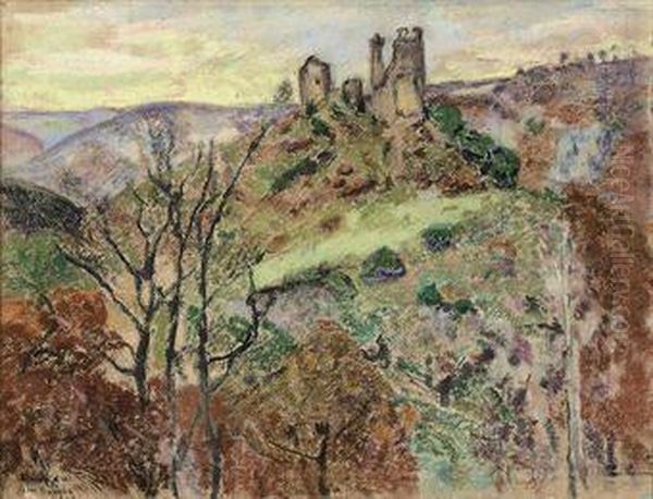 Les Ruines Du Chateau Oil Painting by Armand Guillaumin