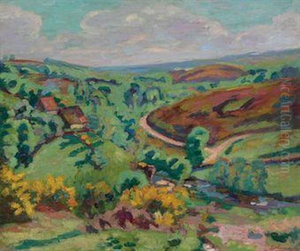 Paysage De La Creuse Oil Painting by Armand Guillaumin