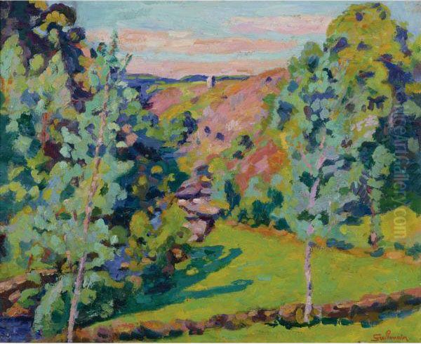 Vallee De La Sedelle Oil Painting by Armand Guillaumin