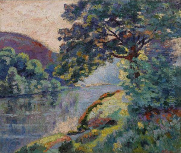 Roche De L' Echo Oil Painting by Armand Guillaumin