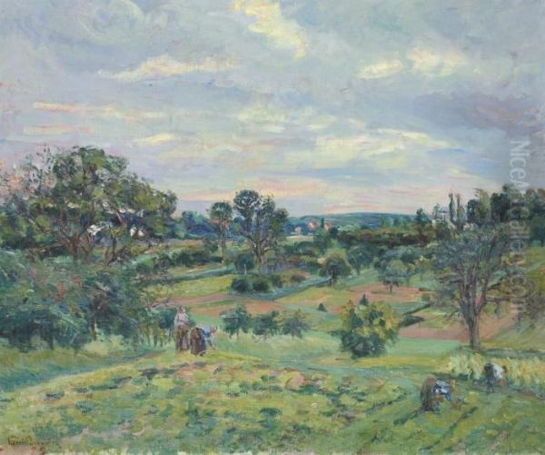 Environs D'auvers Oil Painting by Armand Guillaumin