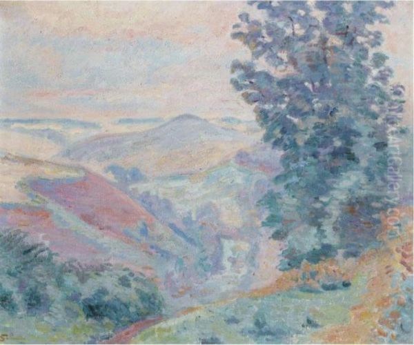 Le Puy Bariou Oil Painting by Armand Guillaumin