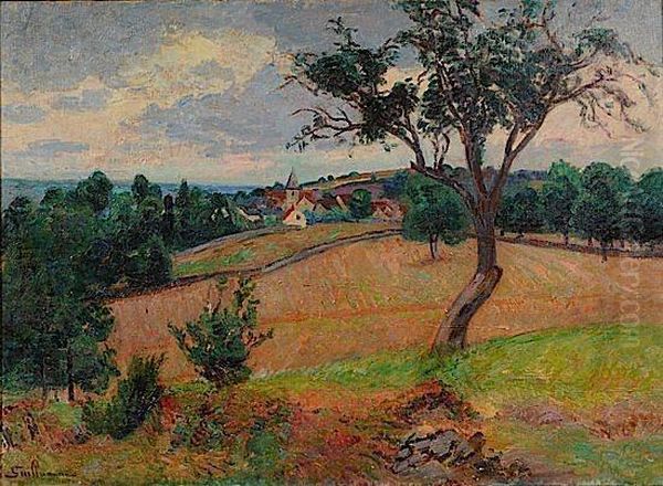 Vue De Crozant Oil Painting by Armand Guillaumin