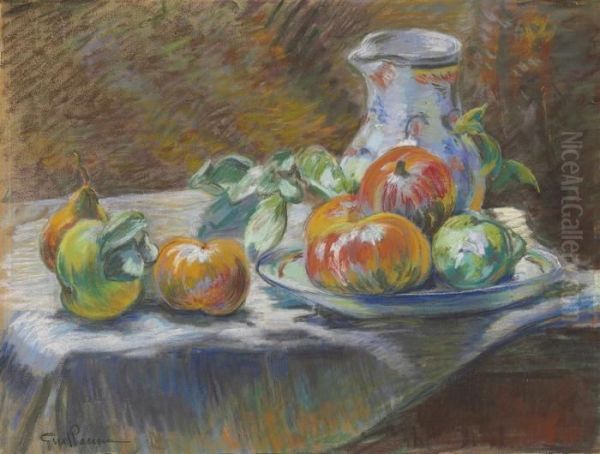 Nature Morte Aux Fruits Oil Painting by Armand Guillaumin