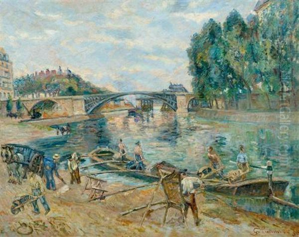 Le Pont De Sully. Oil Painting by Armand Guillaumin