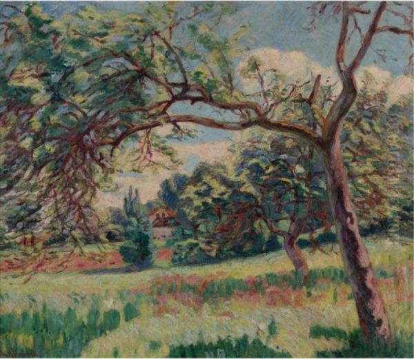 Paysage Oil Painting by Armand Guillaumin