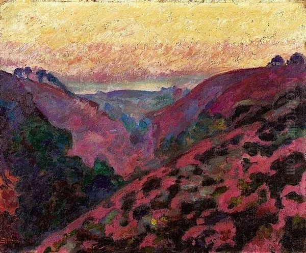 Paysage De Crozant Oil Painting by Armand Guillaumin