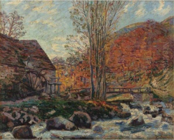 Le Moulin Brigand Oil Painting by Armand Guillaumin