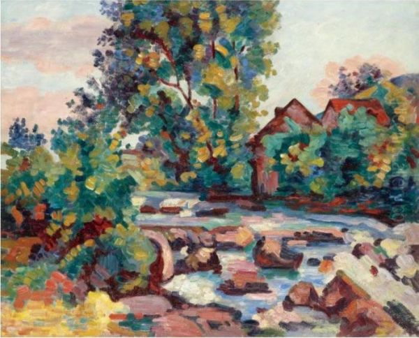 Property From A Private Collection, London
 

 
 
 

 
 L'ecluse A Bouchardon Oil Painting by Armand Guillaumin