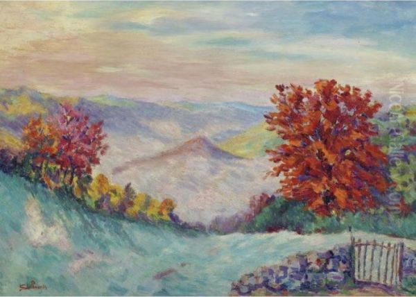 Le Puy Barriou Oil Painting by Armand Guillaumin