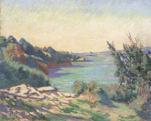 Saint-servan Oil Painting by Armand Guillaumin