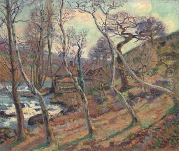 Moulin Bouchardon, Crozant Oil Painting by Armand Guillaumin