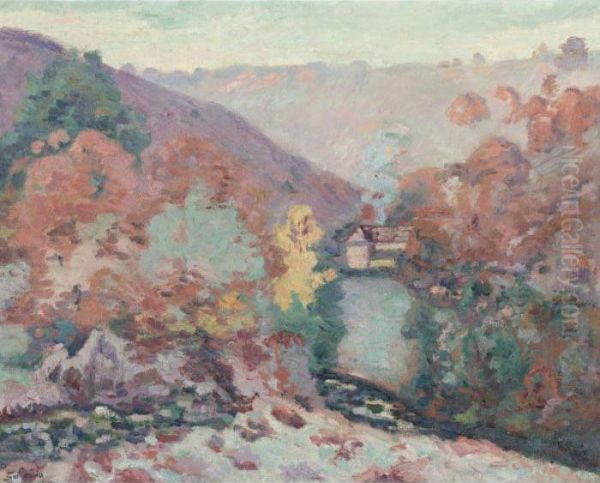 Paysage De La Creuse, La Folie Oil Painting by Armand Guillaumin