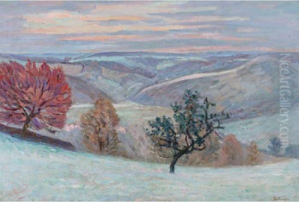 Le Puy Barriou Oil Painting by Armand Guillaumin