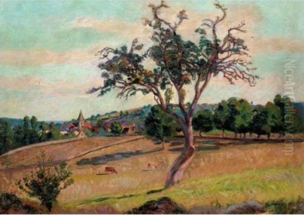 Vue De Crozant Oil Painting by Armand Guillaumin