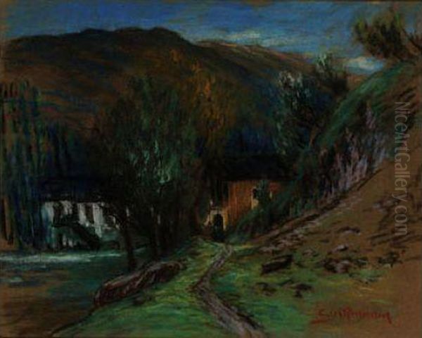 Paysage De La Creuse Oil Painting by Armand Guillaumin