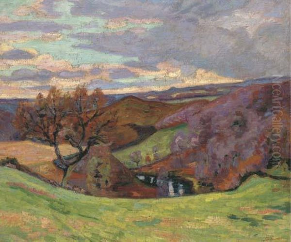 Puy Barriou Oil Painting by Armand Guillaumin