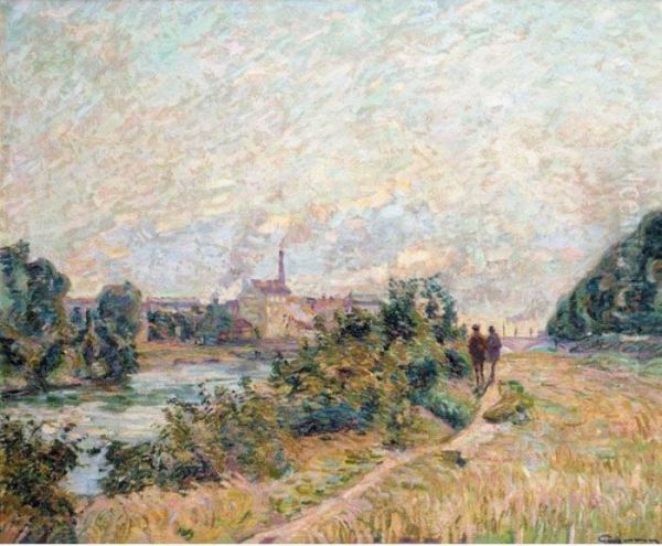 La Pointe D'ivry Oil Painting by Armand Guillaumin